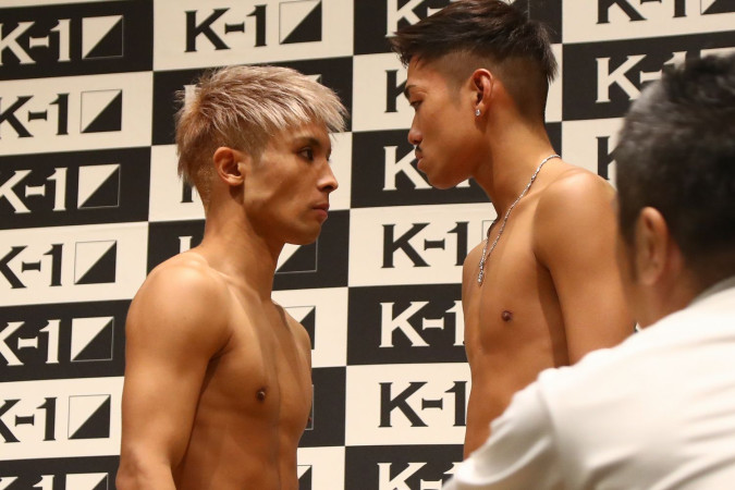 K 1 World Gp 9 24 月 休 さいたま 前日計量でも乱闘勃発 小澤海斗と芦澤竜誠は爆発寸前 明日見ていてください ハイ 小澤 Vs 顔を見たらムカつく 明日は人生かけて倒しに行く 芦澤 K 1 Wgp公式サイト K 1 Japan Group